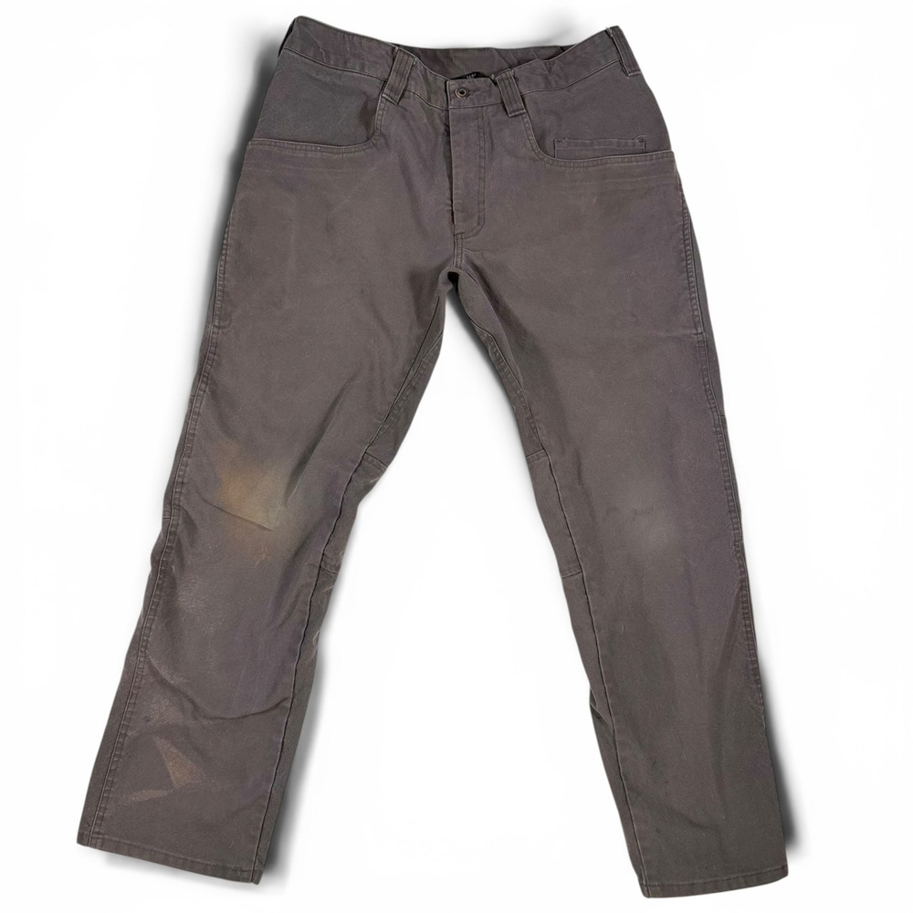 1620 Workwear Mens 34 Gray Cordura Cotton Blend Utility Work Pants Made in USA